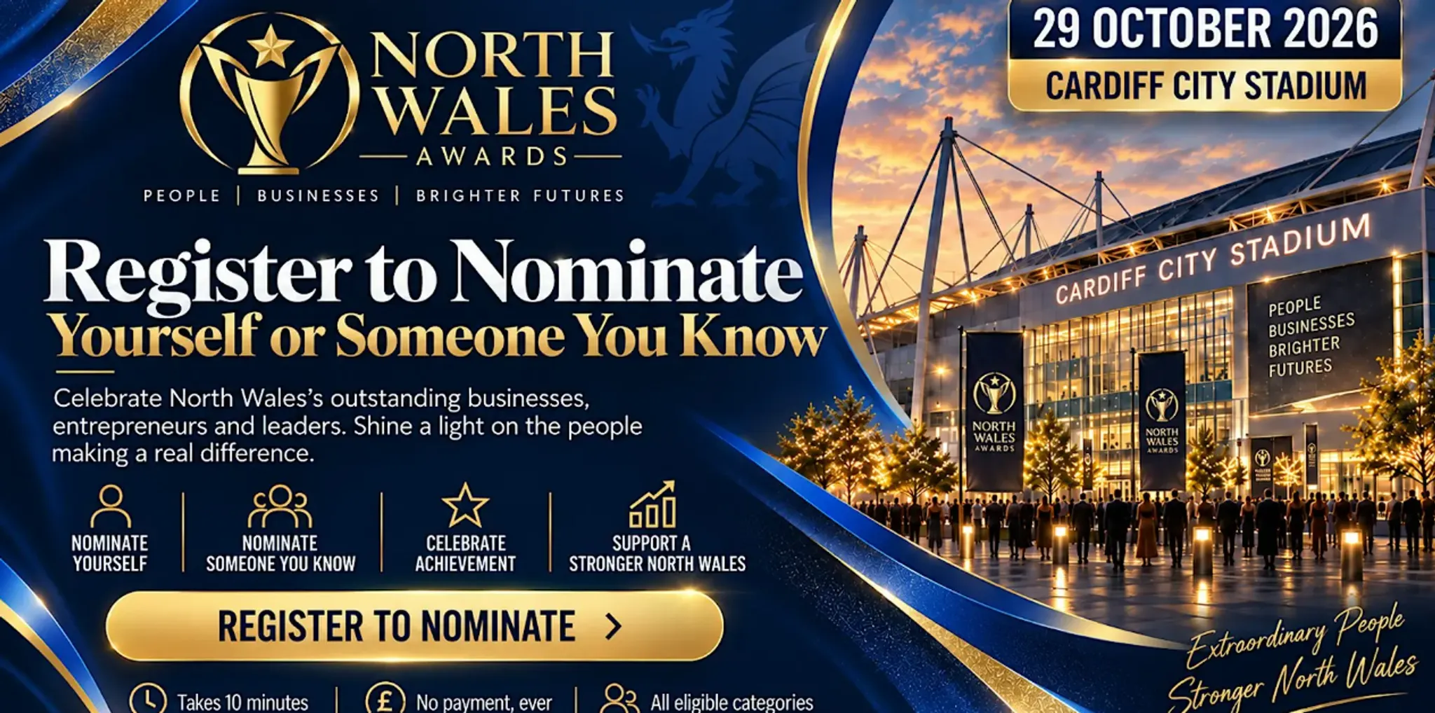 North Wales Awards 2026-27 | Register Your Interest to Nominate